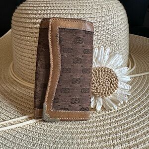 Vintage Gucci GG Canvas Ring Key Holder